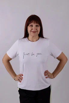 Футболка 1116 белый Mita Fashion