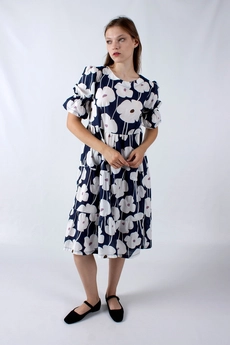 Платье 1149 цветы Mita Fashion