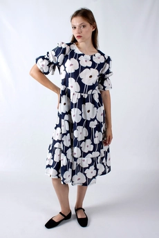 Платье 1149 цветы Mita Fashion