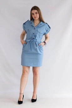 Платье 1150 светлый джинс Mita Fashion