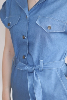 Платье 1150 темный джинс Mita Fashion
