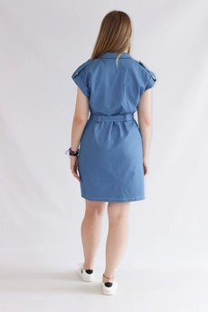 Платье 1150 темный джинс Mita Fashion