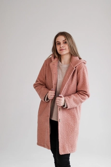 Пальто 1159 терракот Mita Fashion