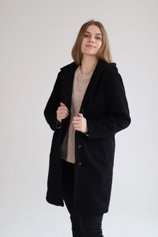 Пальто 1159 черный Mita Fashion