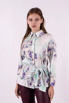 Блузка 1167 принт Mita Fashion
