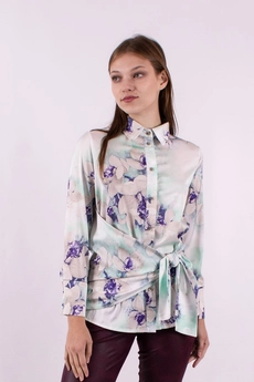 Блузка 1167 принт Mita Fashion