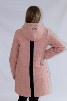 Пальто 1170 розовый Mita Fashion