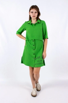 Платье 1183 зеленый Mita Fashion