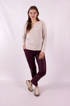 Джемпер 1190 бежевый Mita Fashion