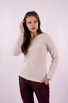 Джемпер 1190 бежевый Mita Fashion