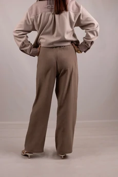 Брюки 1213 коричневый Mita Fashion