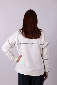 Джемпер 1268 белый Mita Fashion