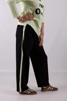 Брюки 1269 черный + зеленый Mita Fashion