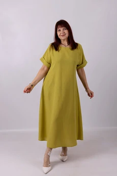 Платье 1271 зеленый Mita Fashion