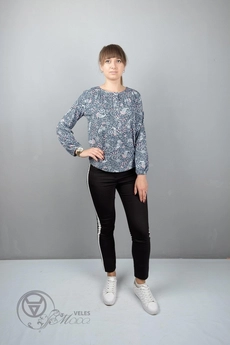 Джемпер 375 голубой Mita Fashion