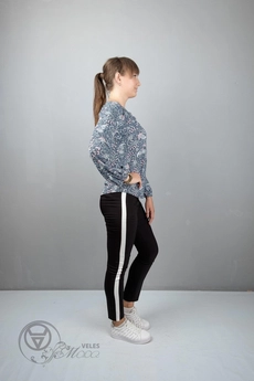 Джемпер 375 голубой Mita Fashion