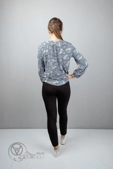Джемпер 375 голубой Mita Fashion