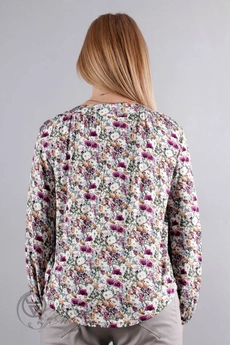 Блузка 375 цветы Mita Fashion
