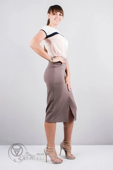 Юбка 686 темный Mita Fashion