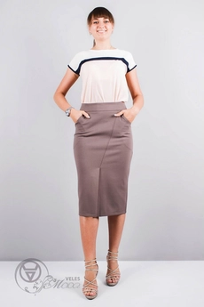 Юбка 686 темный Mita Fashion
