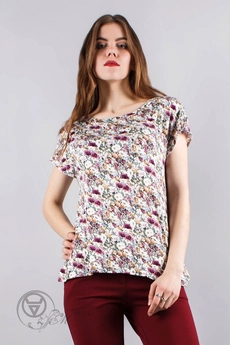 Майка 817 цветы Mita Fashion
