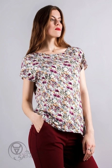 Майка 817 цветы Mita Fashion