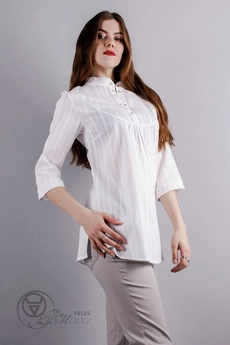 Туника 866 белый Mita Fashion