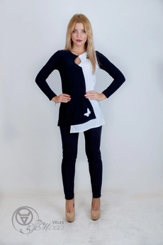 Туника 889 синий Mita Fashion
