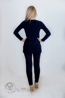 Туника 889 синий Mita Fashion