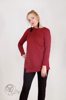 Туника 889 бордо Mita Fashion