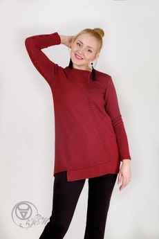 Туника 889 бордо Mita Fashion