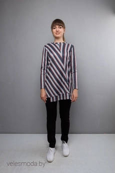 Туника 889а красный Mita Fashion