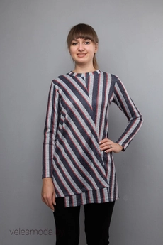 Туника 889а красный Mita Fashion