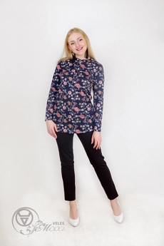 Туника 901 синий Mita Fashion