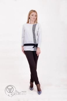 Туника 910 белый Mita Fashion