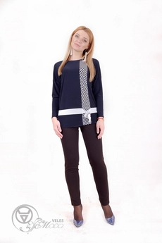 Туника 910 синий Mita Fashion