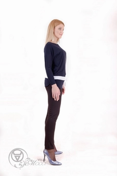 Туника 910 синий Mita Fashion