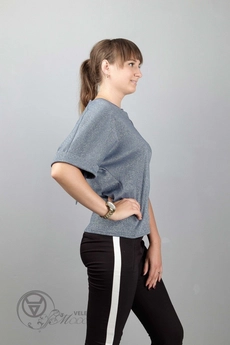 Джемпер 917 синий Mita Fashion