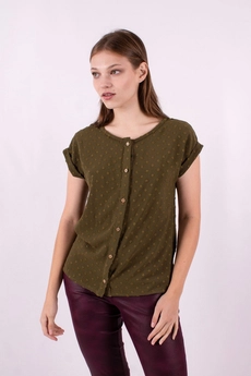 Блузка 921 хаки Mita Fashion