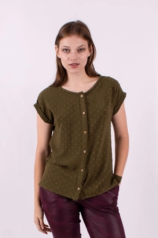 Блузка 921 хаки Mita Fashion