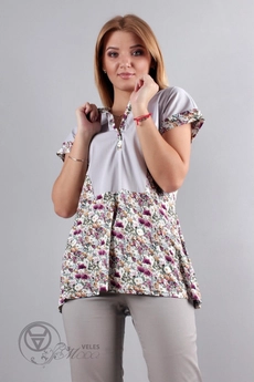 Туника 922 цветы Mita Fashion