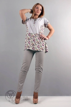 Туника 922 цветы Mita Fashion