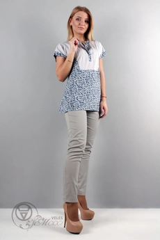 Туника 922 цветы+защипы Mita Fashion