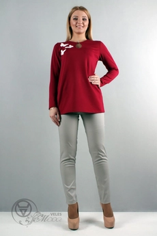 Туника 924 красный Mita Fashion
