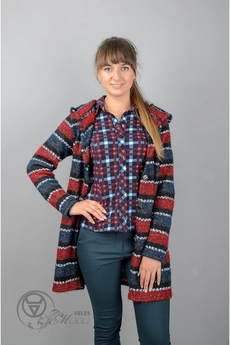 Жакет 964 красный Mita Fashion