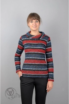 Джемпер 965 красный Mita Fashion