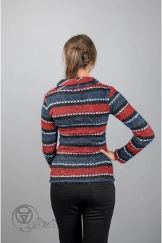 Джемпер 965 красный Mita Fashion