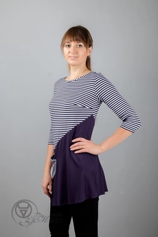 Туника 975 синий Mita Fashion