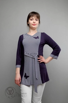 Туника 981 полоска Mita Fashion