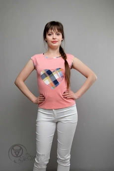 Майка 992 коралл Mita Fashion